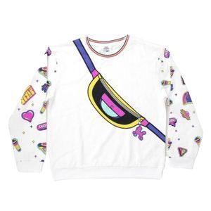 Girls That Girl Lay Lay Pullover White Size S